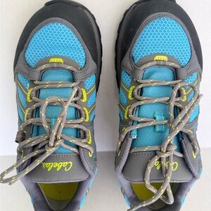 Cabela's Women's Hiking Shoes Size 8 Blue/Gray Gore-Tex Trail shoes